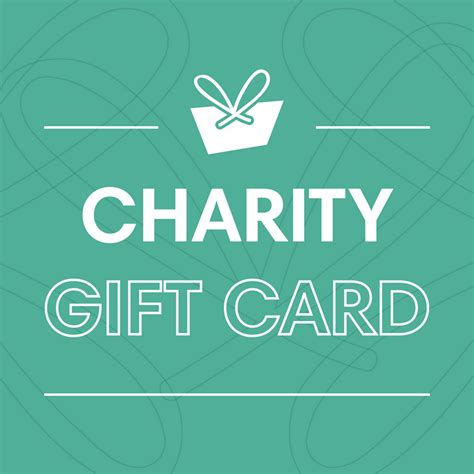Charity Gift Cards .